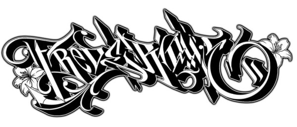 Граффити черно белое