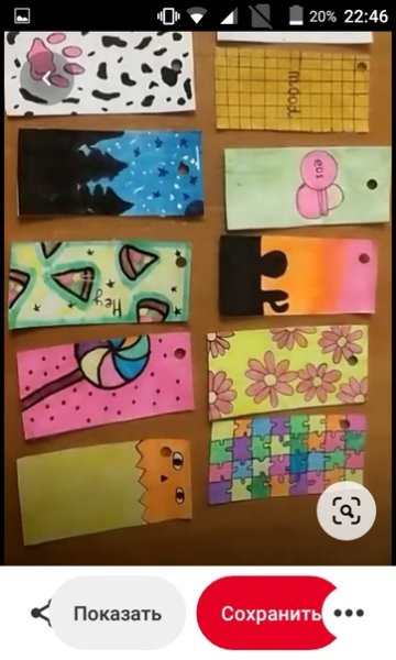 Карточки нарисованные идеи