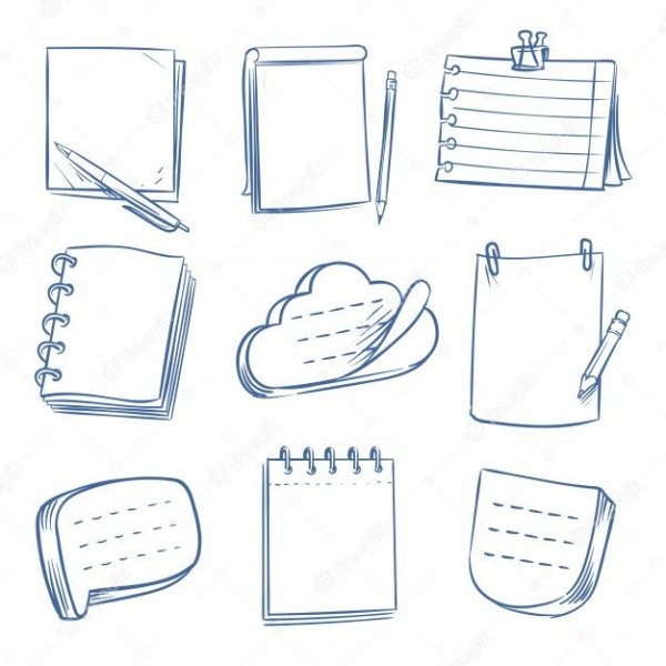 Что нарисовать в блокноте