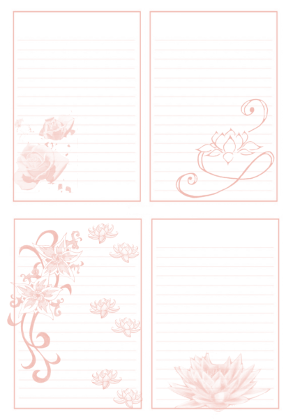 Красивые странички для блокнота
