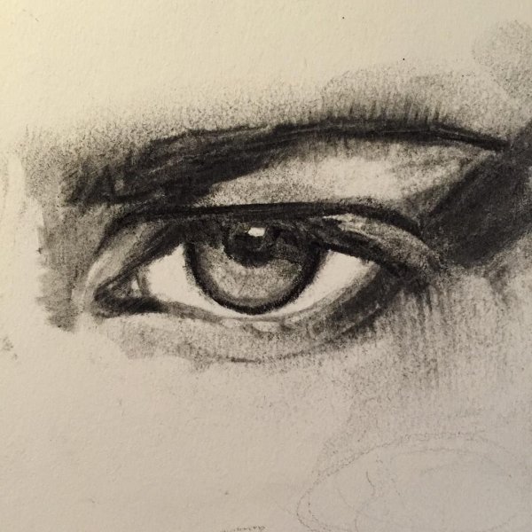 Рисунки углем