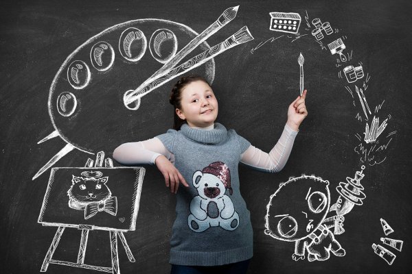 Значки мелом