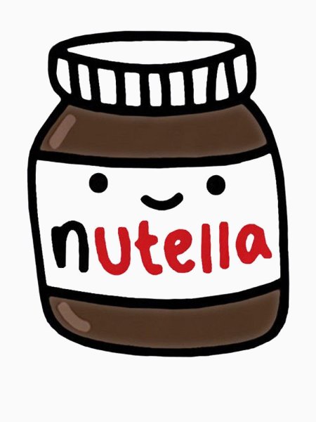 Рисунки для детей Нутелла