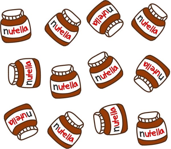 Наклейки Нутелла