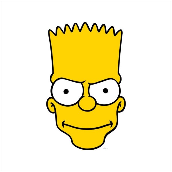 Барт симпсон анфас