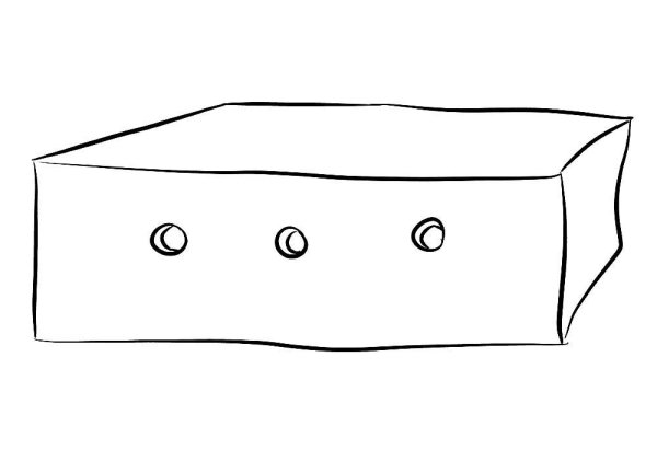 Ящик раскраска для детей