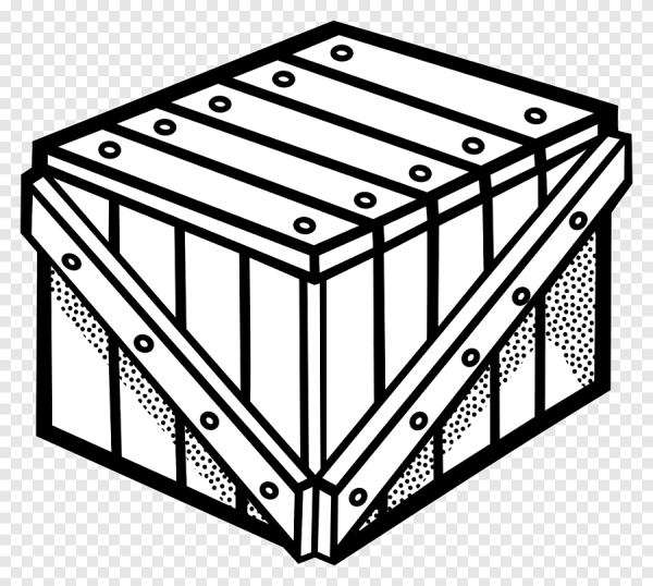 Деревянный ящик раскраска