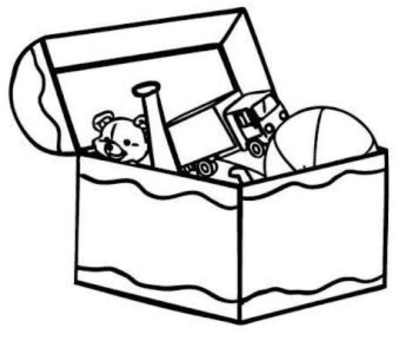 Ящик с яблоками раскраска