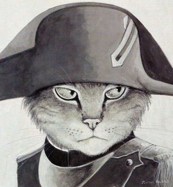 Крутой котик рисунок