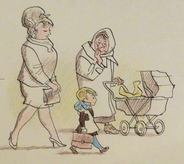 Рисунки из советских книг