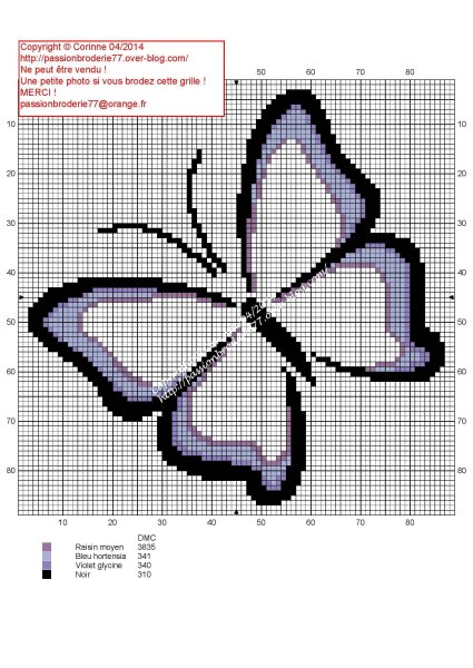 Схема для вышивания крестиком для детей