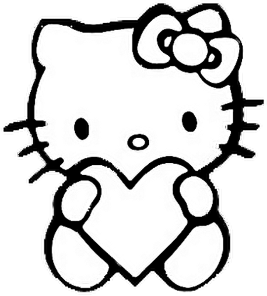 Хеллоу Китти чёрно Белапя