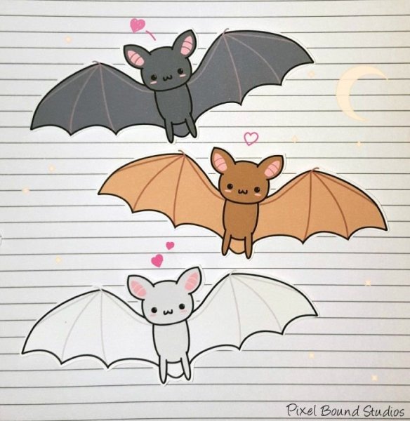 Трафарет летучей мыши для вырезания