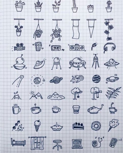 Маленькие рисунки для конспекта
