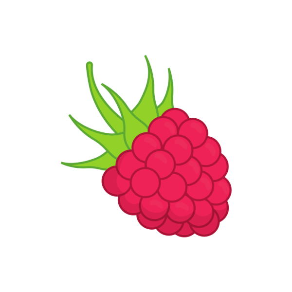 Малина раскраска для детей