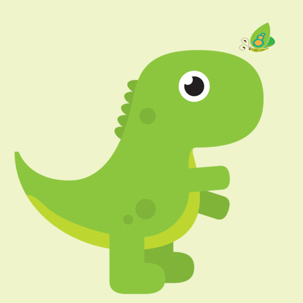 Динозавр мультяшный