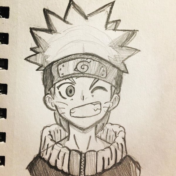 Картинки для срисовки Наруто Чиби