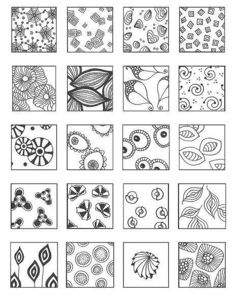 Мелкие графические узоры