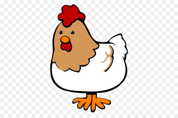 Рисунок курицы для срисовки