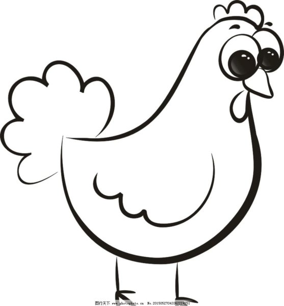 Нарисовать курицу