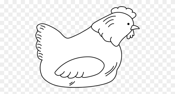 Курица с цыплятами вектор