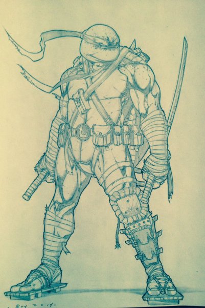 Рисунки Черепашки ниндзя 2014