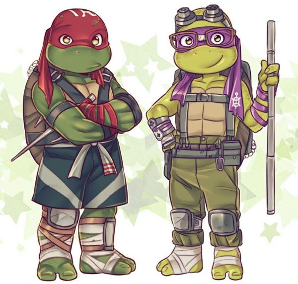 Черепашки ниндзя 2012 и Черепашки ниндзя 1987