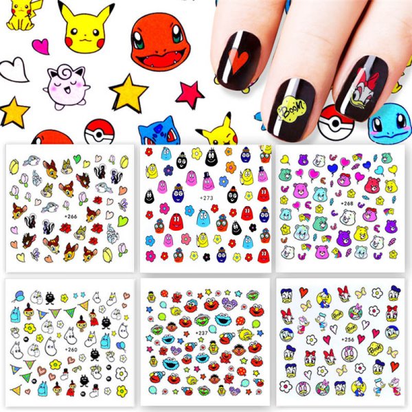 Маленькие наклейки на ногти