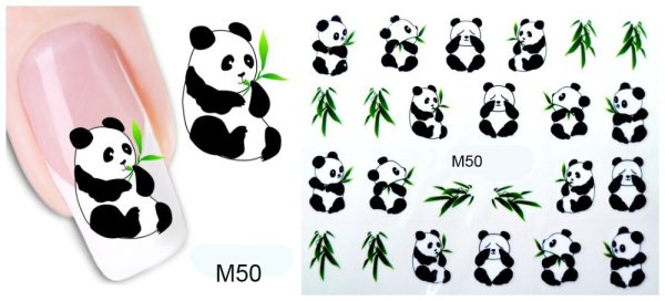 Летние наклейки на ногти