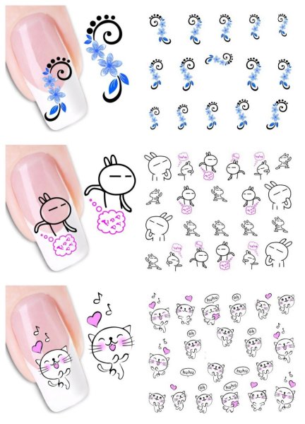 Наклейки на ногти