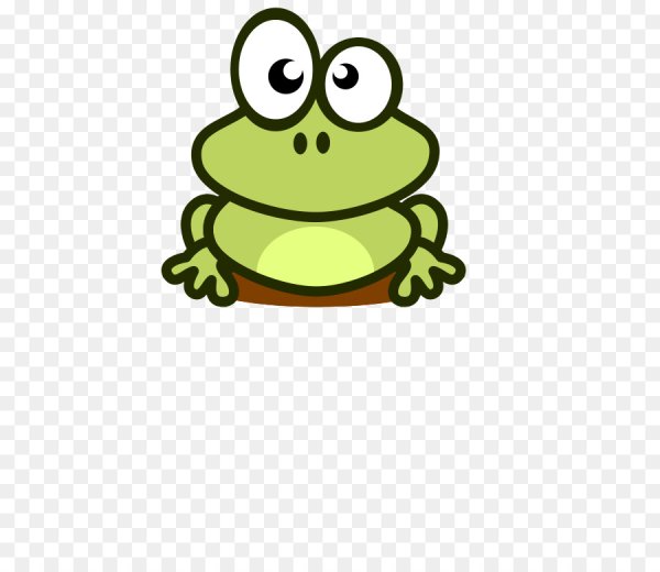 Лягушка милая мультяшная