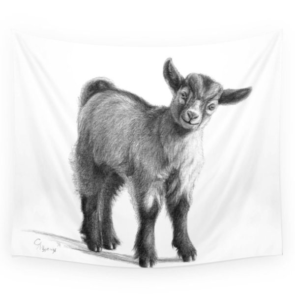 Рисование козленок