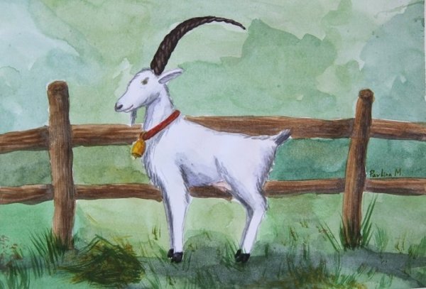 Рисование козленок