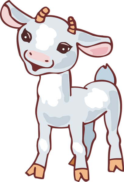 Козленок рисунок