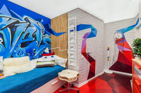 Стили рисования на стенах