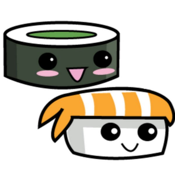 Суши для срисовки легкие