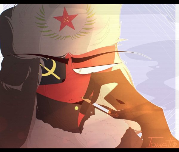 Советский Союз арт Countryhumans