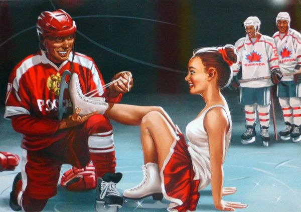 Пин ап художник Валерий Барыкин