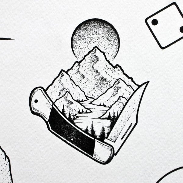 Бомбовые эскизы тату