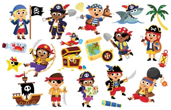 Пираты (+наклейки)