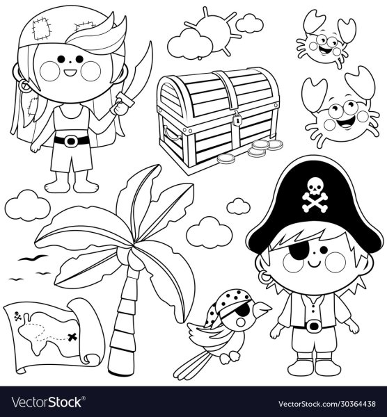 Рисунки на пиратскую тему