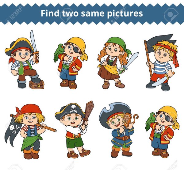 Три пирата детские картинки