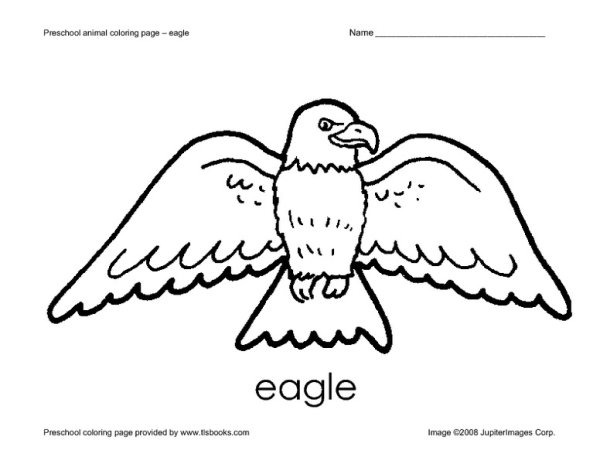 Орленок раскраска