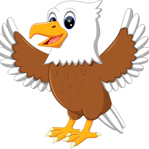 Орленок птица мультяшное изображение