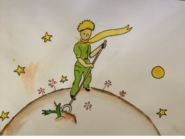 Маленький принц рисунок