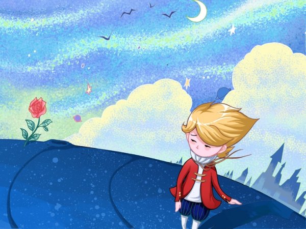 Портрет литературного героя маленький принц