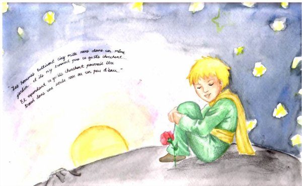 Маленький принц иллюстрации Экзюпери