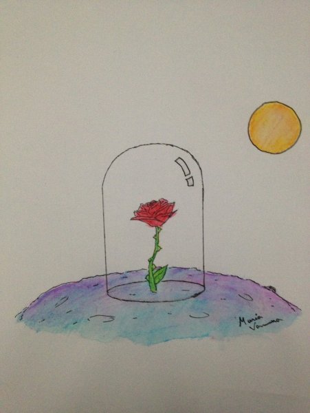 Маленький принц и роза