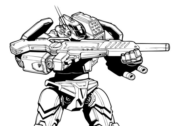 Робот рисунок