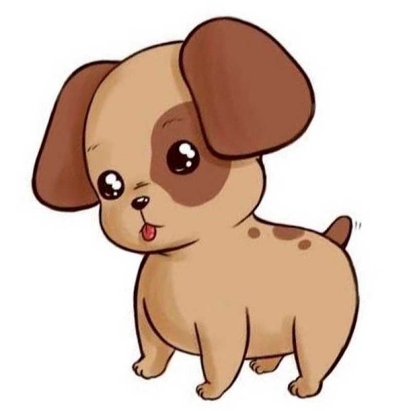 Собачка рисунок для детей